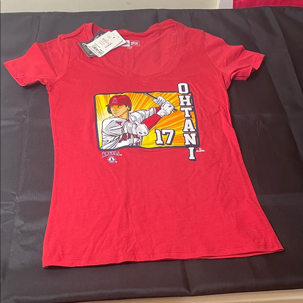 New Era Red Ohtani Graphic Women's Tee